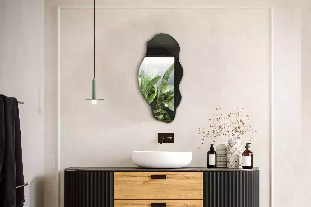 Miroir mural de forme organique design