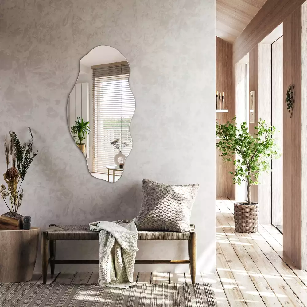 Miroir mural de forme organique design