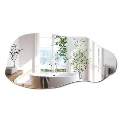 Miroir mural à forme organique