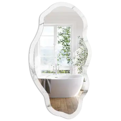 Miroir irrégulier effet marbre élégant