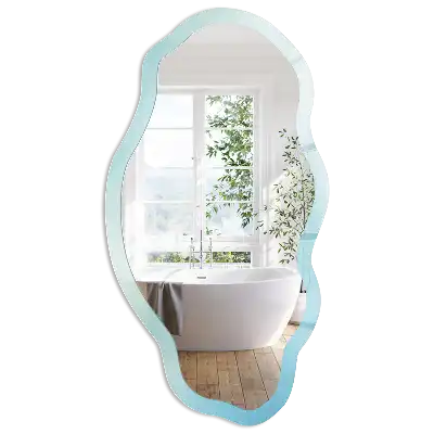 Miroir irrégulier motif rêve céleste