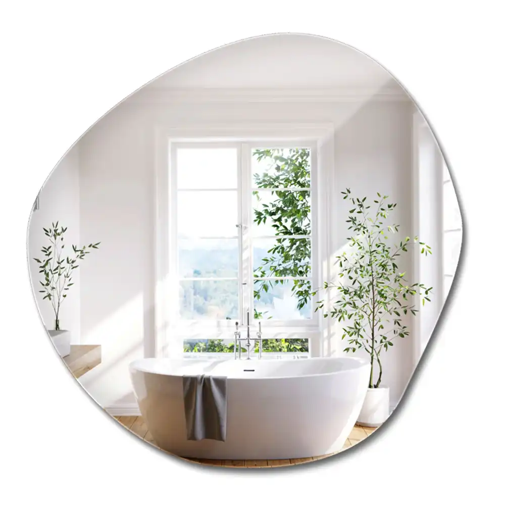 Miroir asymétrique suspendu moderne