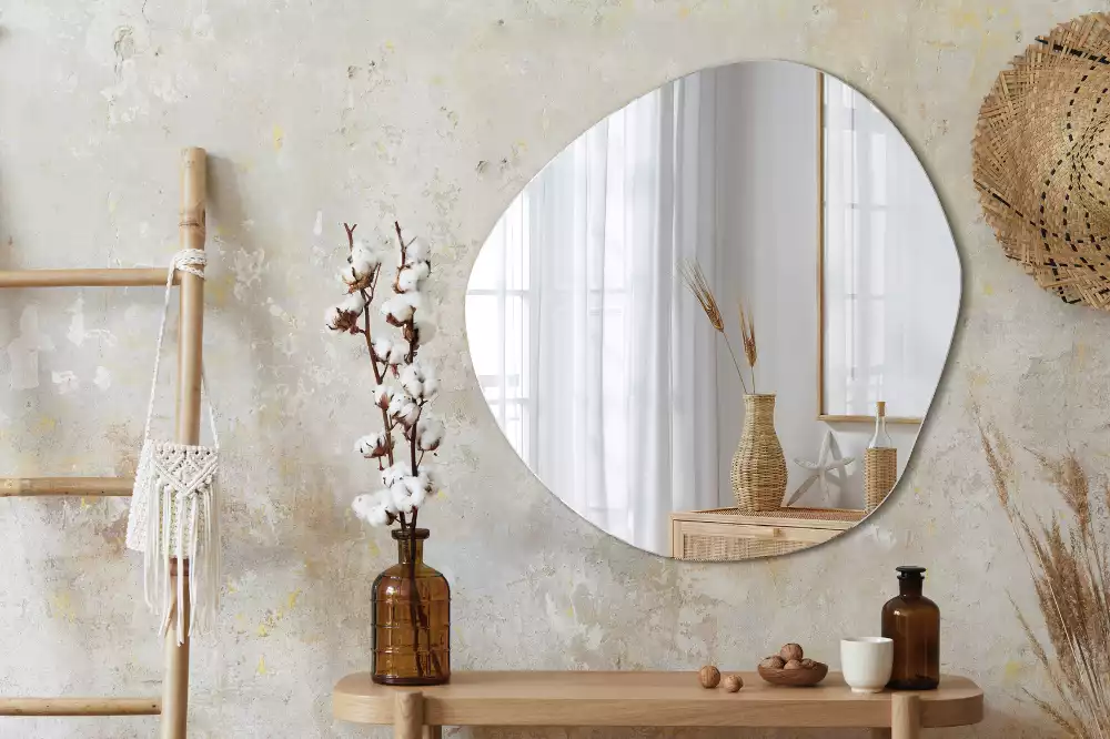 Miroir asymétrique suspendu moderne