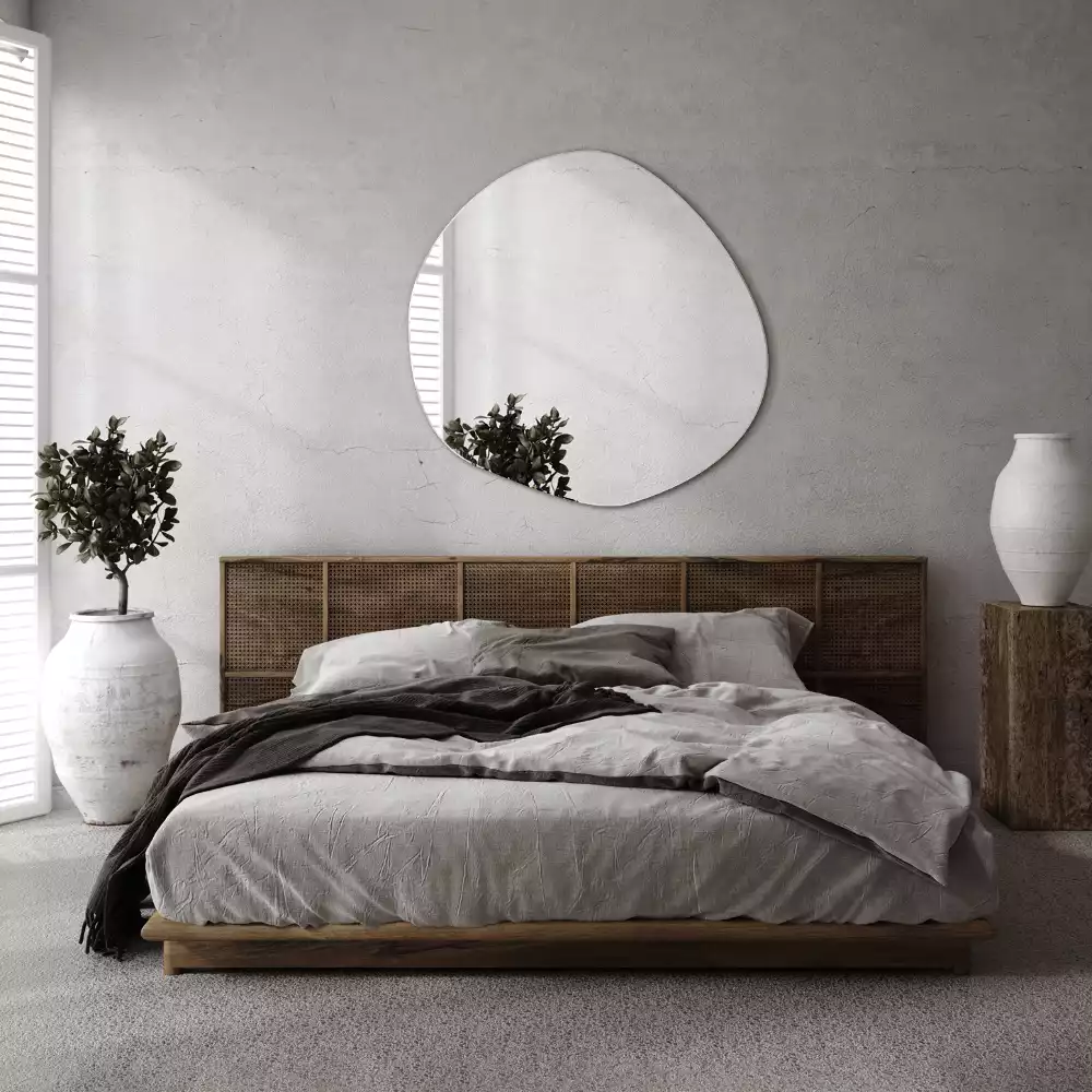 Miroir asymétrique suspendu moderne