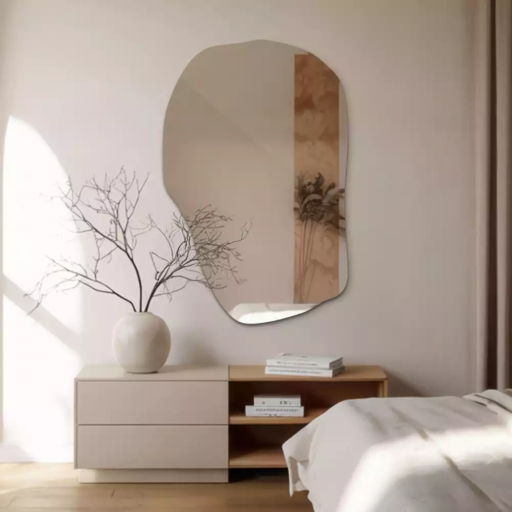 Miroir décoratif à suspendre forme originale