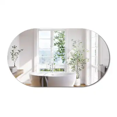 Miroir mural ovale élégant