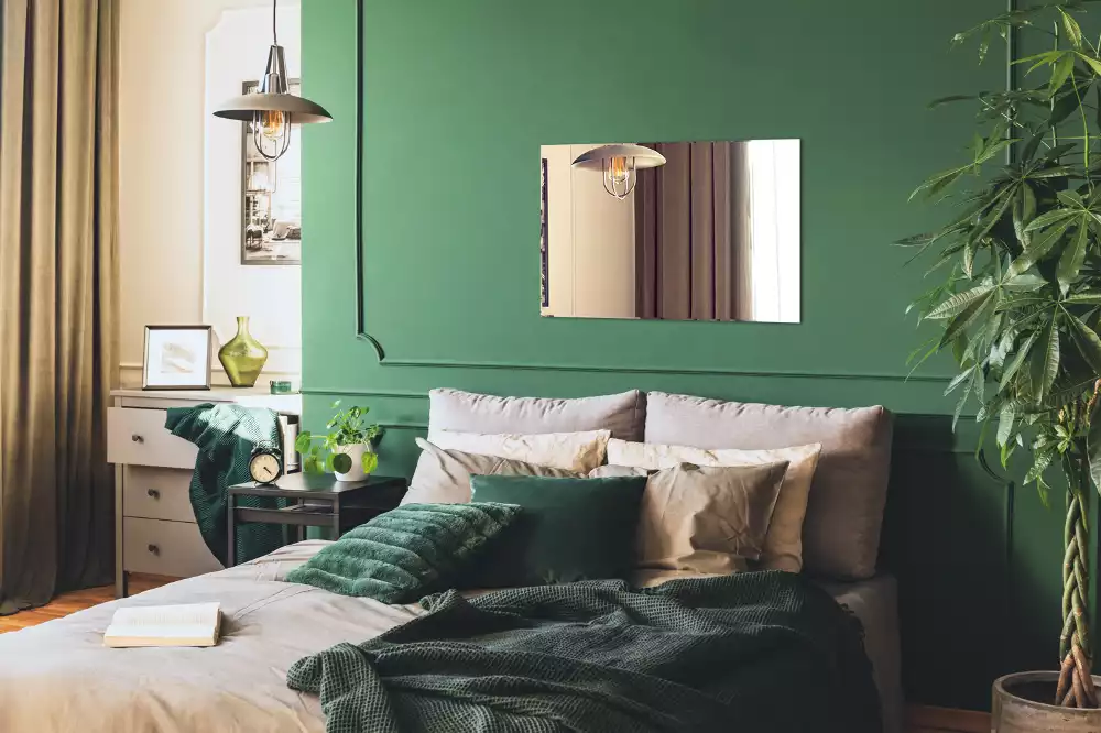 Miroir rectangulaire minimaliste sans cadre