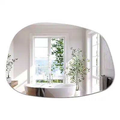 Miroir mural moderne en forme de tache