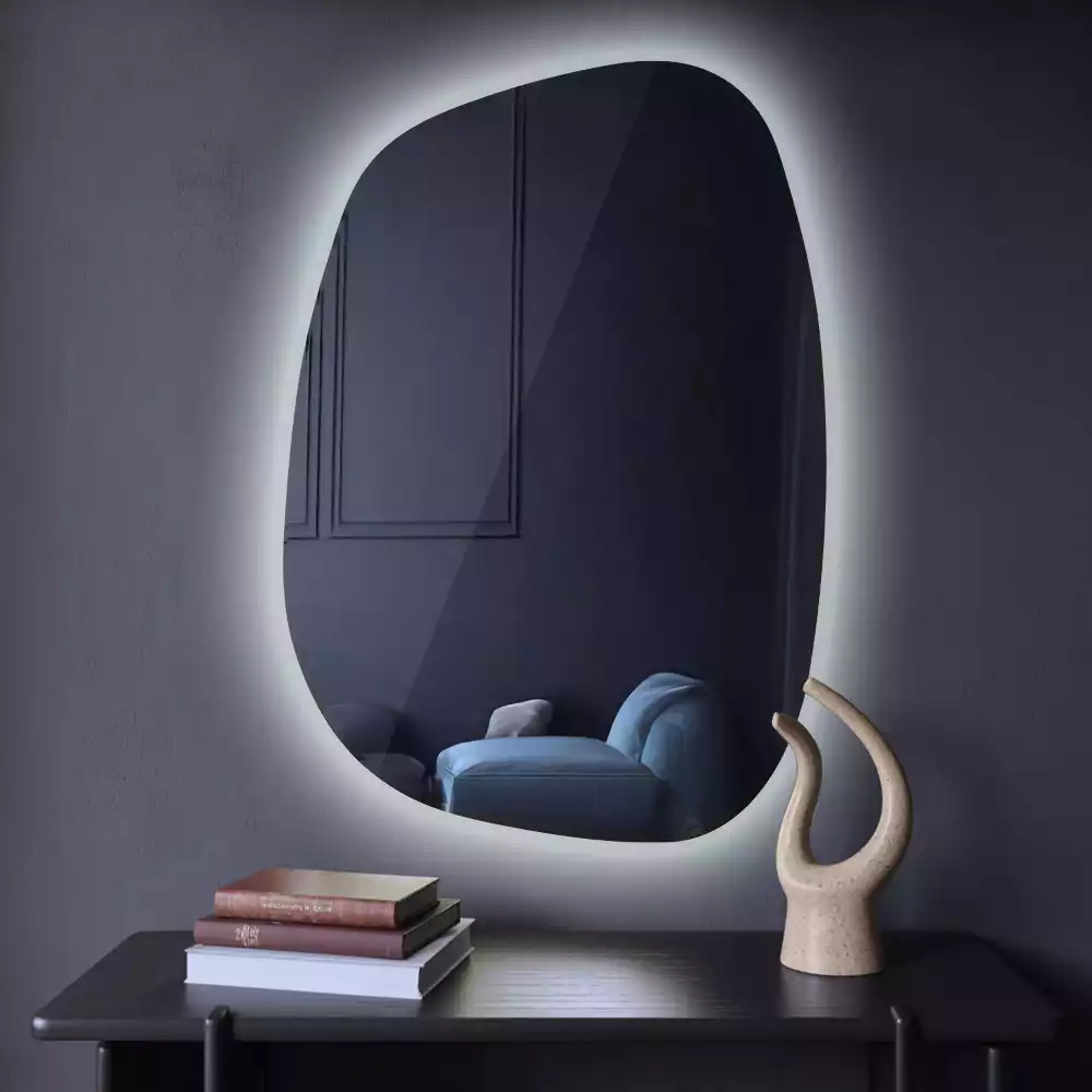 Miroir moderne à forme irrégulière