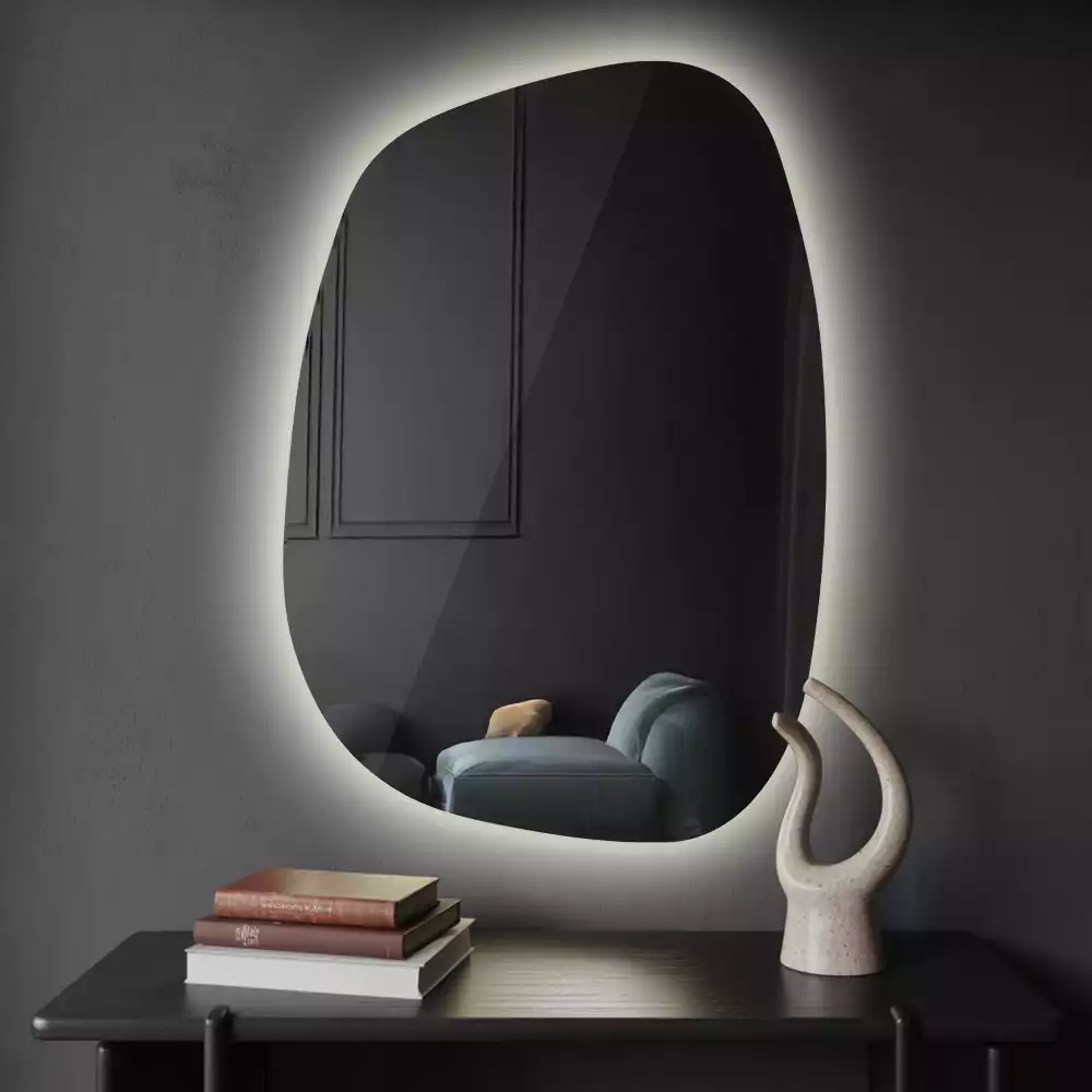 Miroir moderne à forme irrégulière