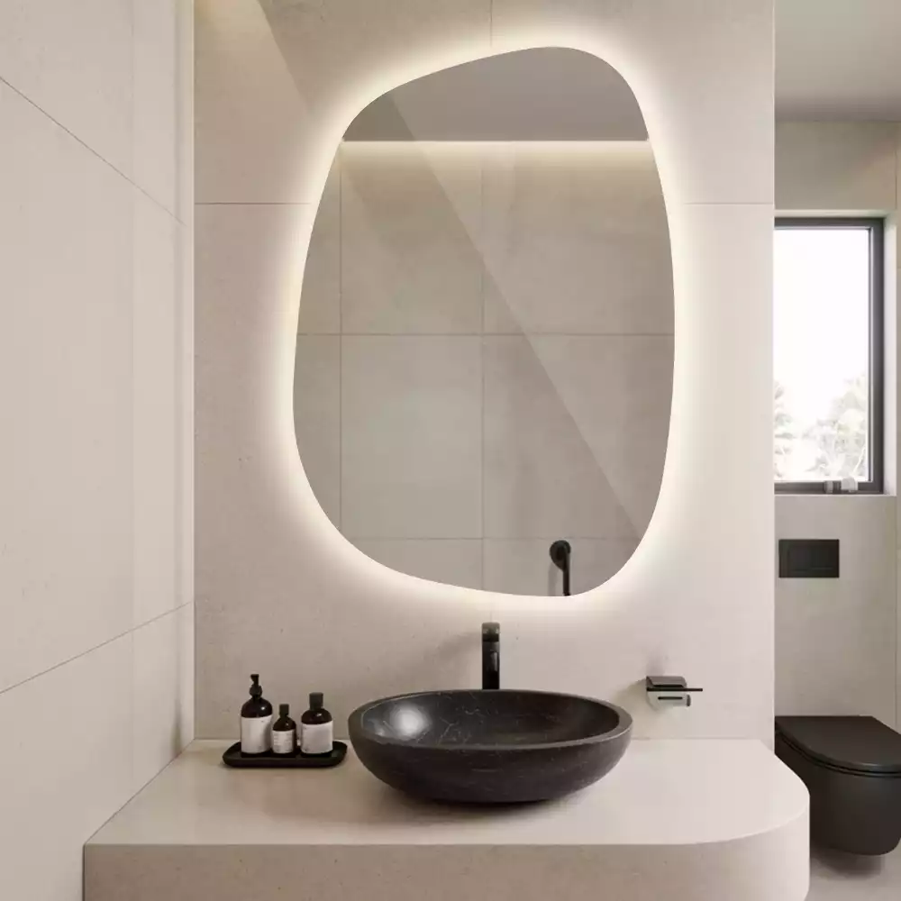 Miroir moderne à forme irrégulière