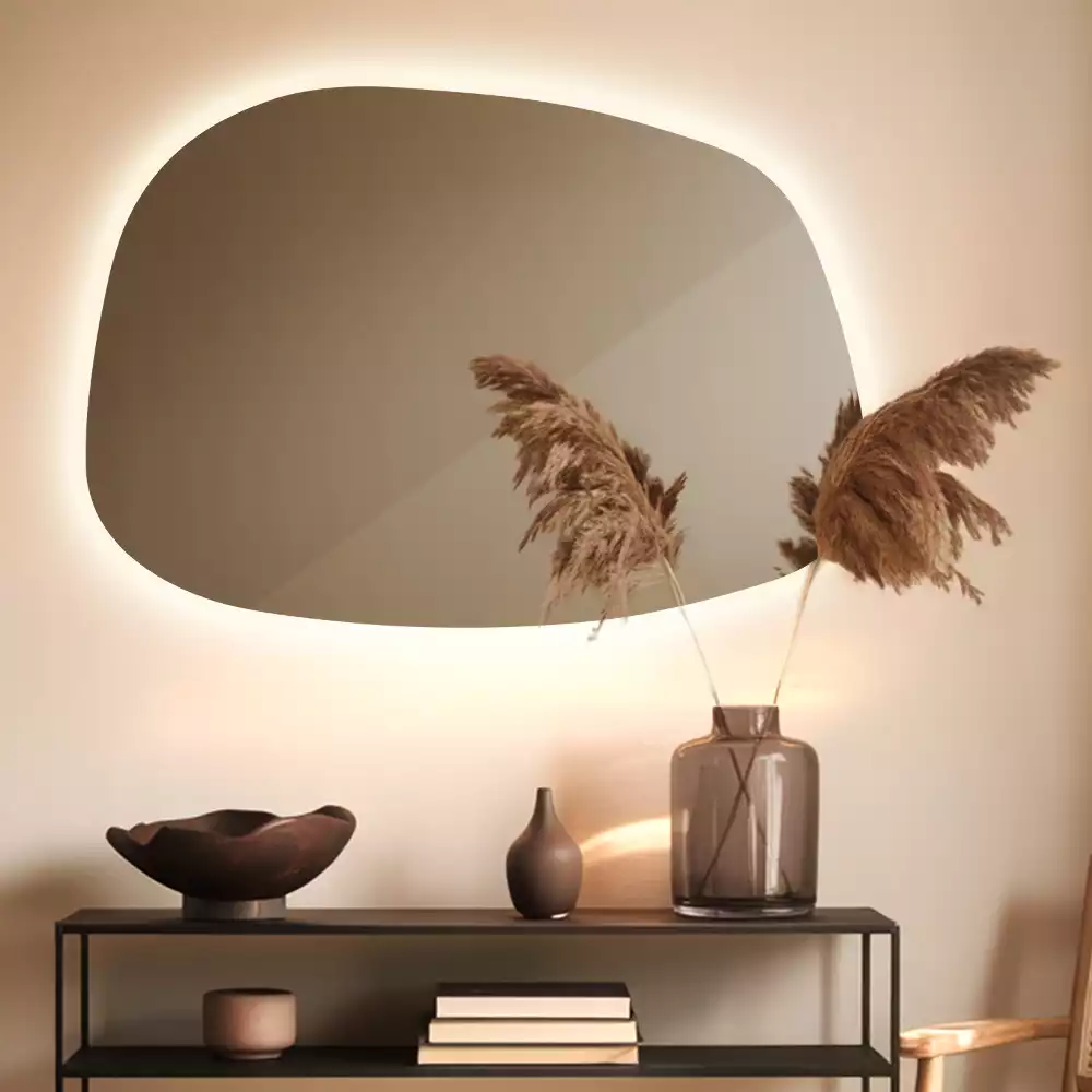 Miroir moderne à forme irrégulière