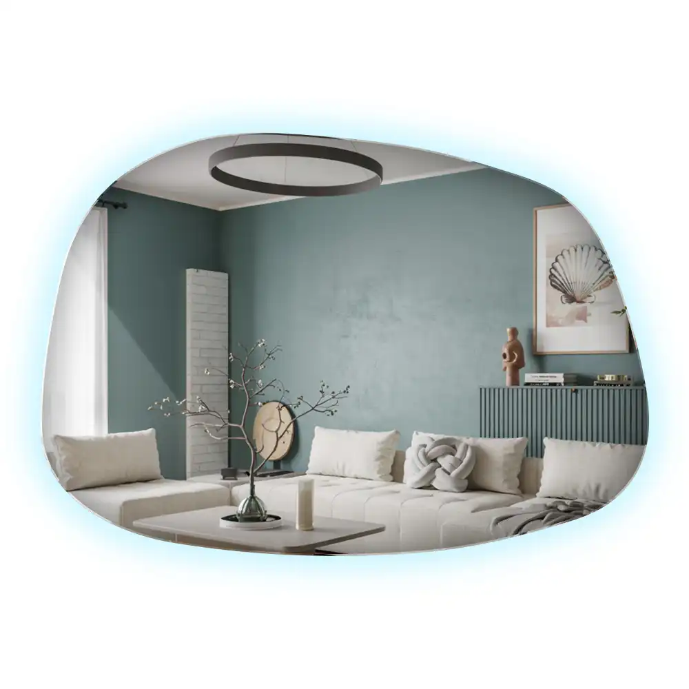 Miroir moderne à forme irrégulière