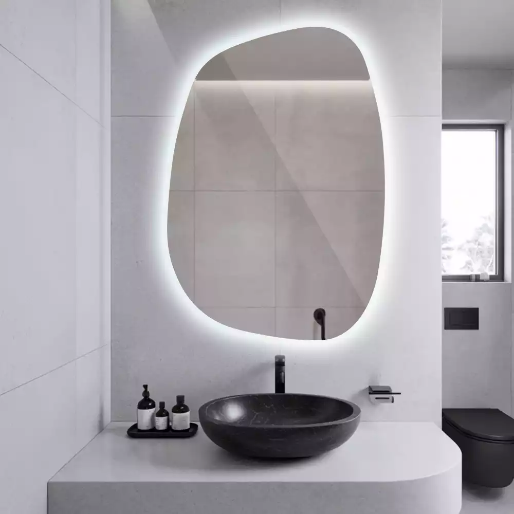 Miroir moderne à forme irrégulière