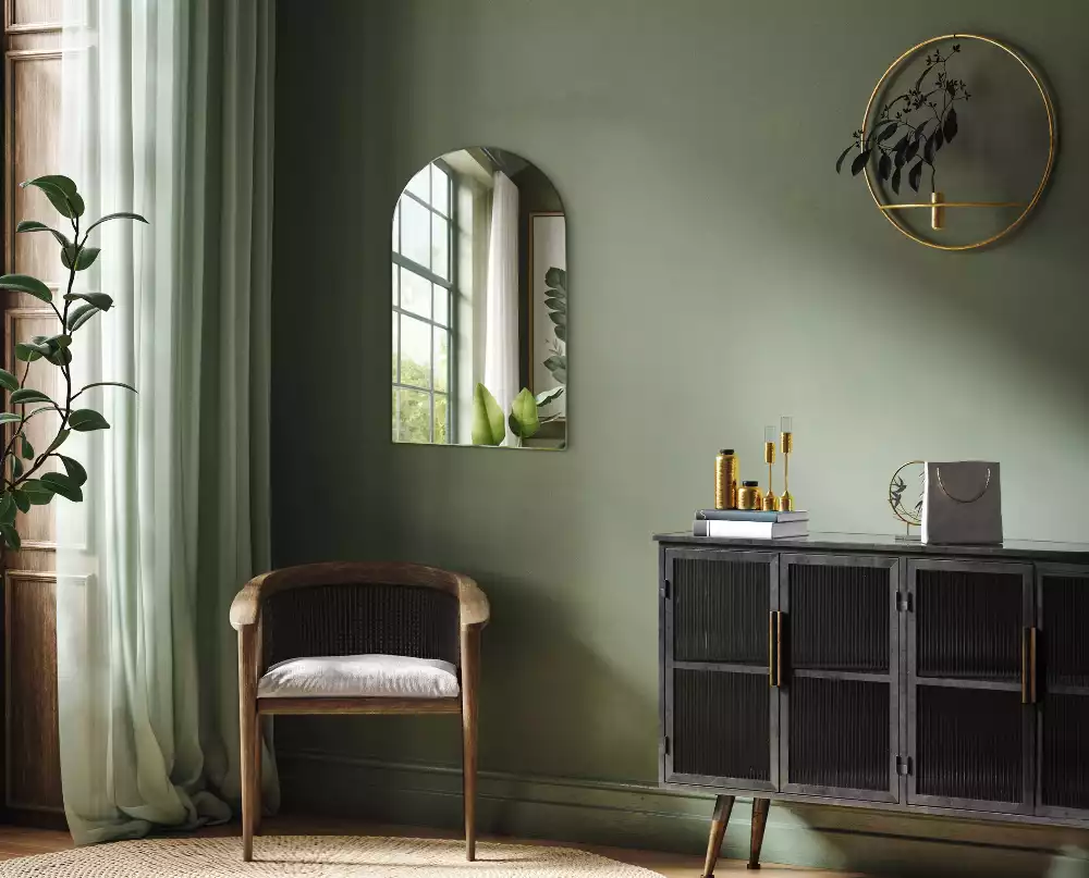 Miroir arche suspendu élégant