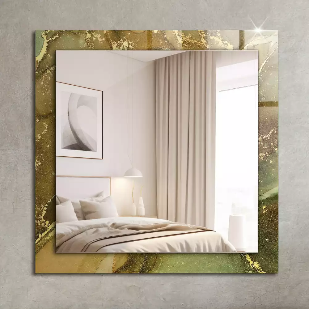 Miroir rectangulaire décoratif art abstrait