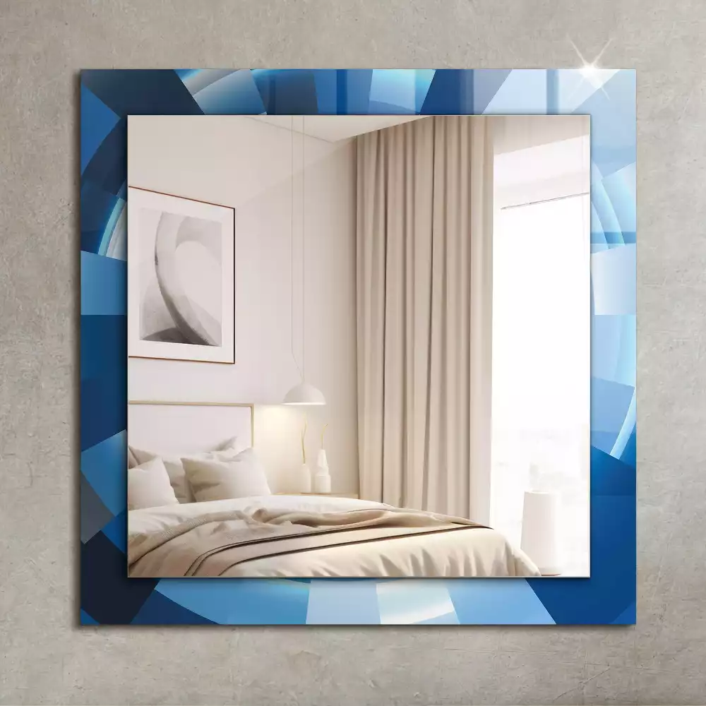 Miroir rectangulaire imprimé tunnel abstrait