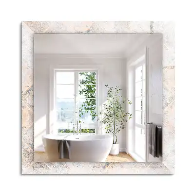 Miroir rectangulaire décoratif carreaux à motifs
