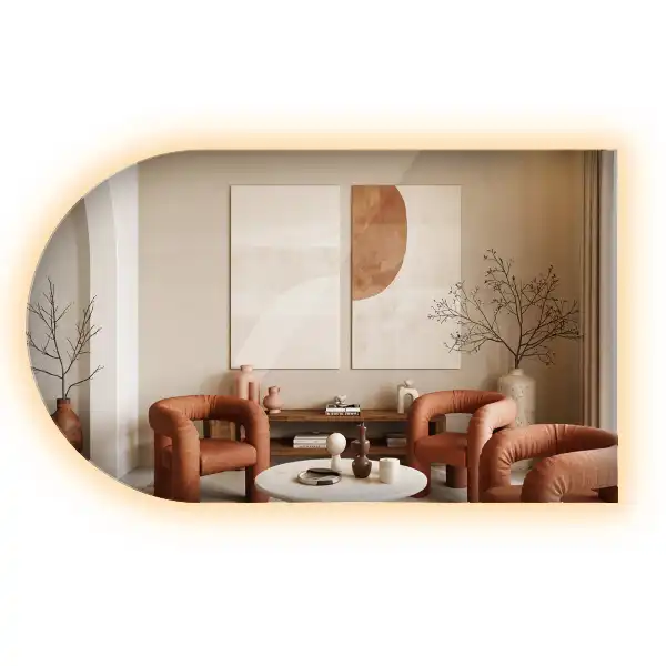 Miroir arche lumineux