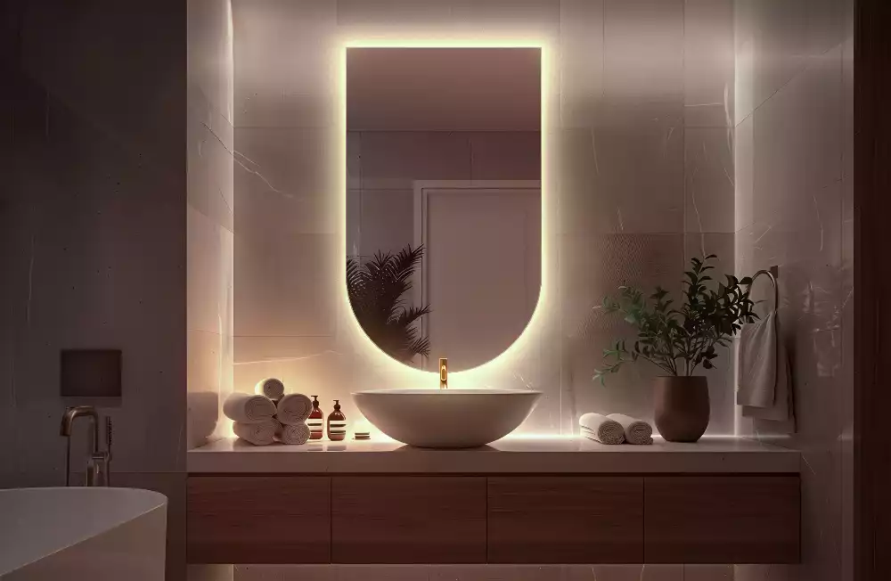 Miroir arche lumineux