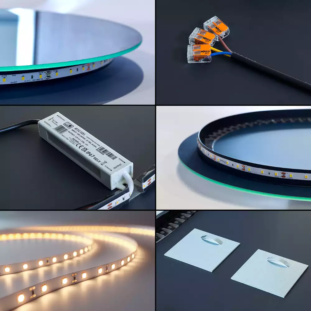 Miroir arche lumineux