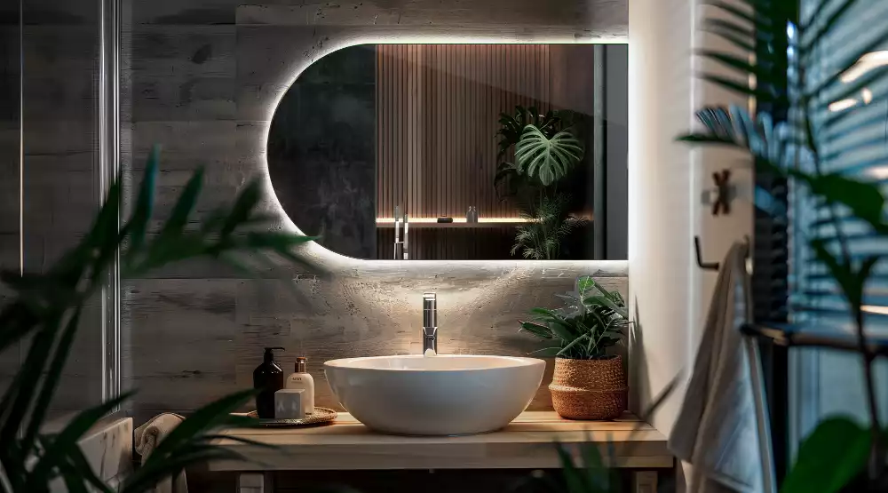 Miroir arche lumineux
