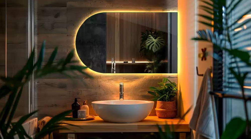 Miroir arche lumineux