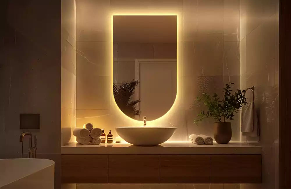 Miroir arche lumineux