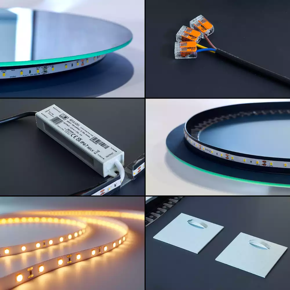 Miroir arche lumineux