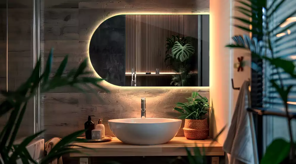 Miroir arche lumineux