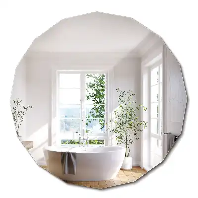 Miroir mural moderne polygonal