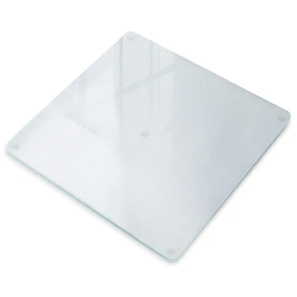Protège-plaque de cuisson carré semi-transparent