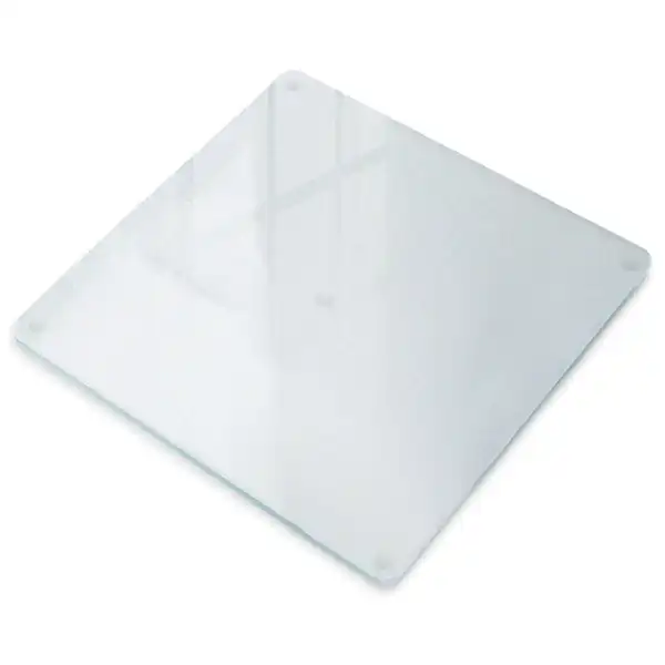 Protège-plaque de cuisson carré semi-transparent