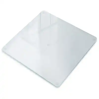 Protège-plaque de cuisson carré semi-transparent