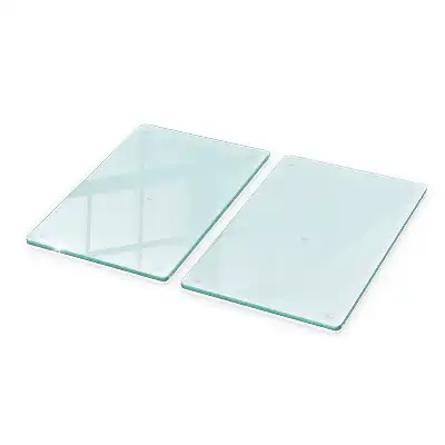 Protège-plaque de cuisson en verre transparent