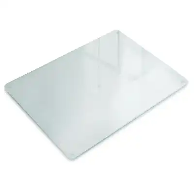 Protège-plaque de cuisson rectangulaire en verre dépoli