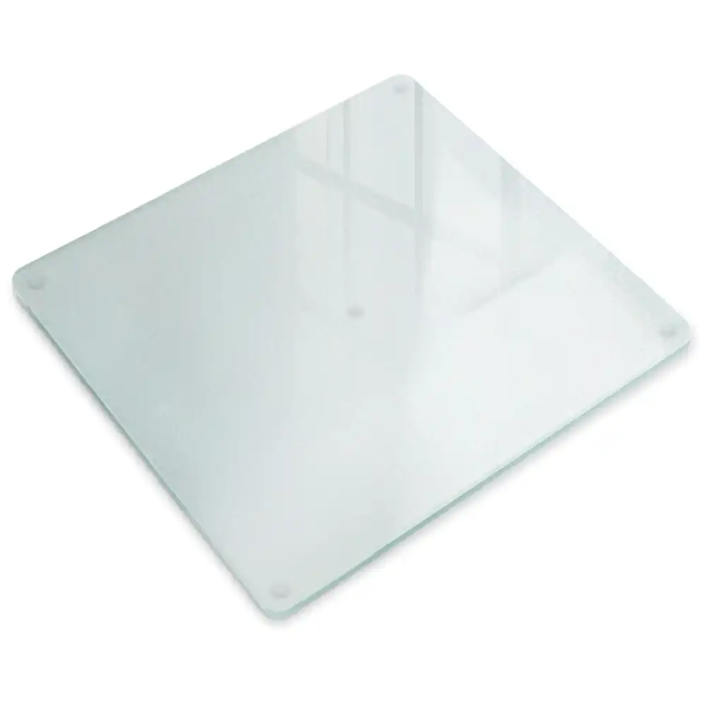 Protège-plaque de cuisson rectangulaire en verre dépoli