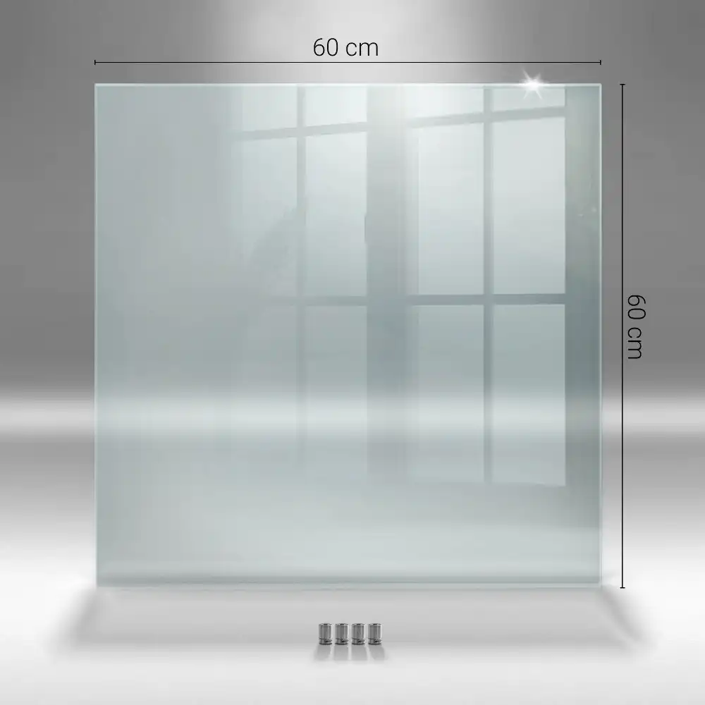 Crédence de cuisine en verre transparent