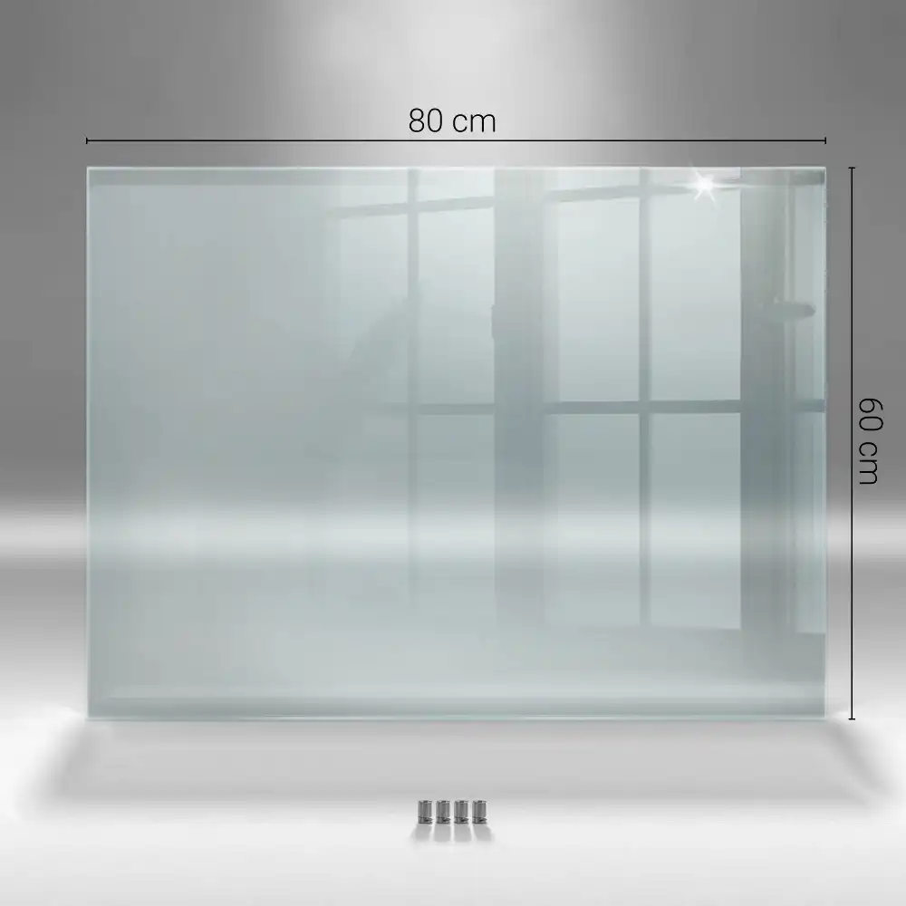 Crédence de cuisine en verre transparent