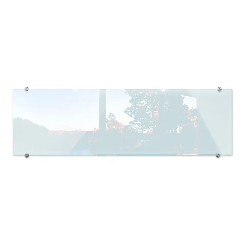 Crédence de cuisine en verre transparent