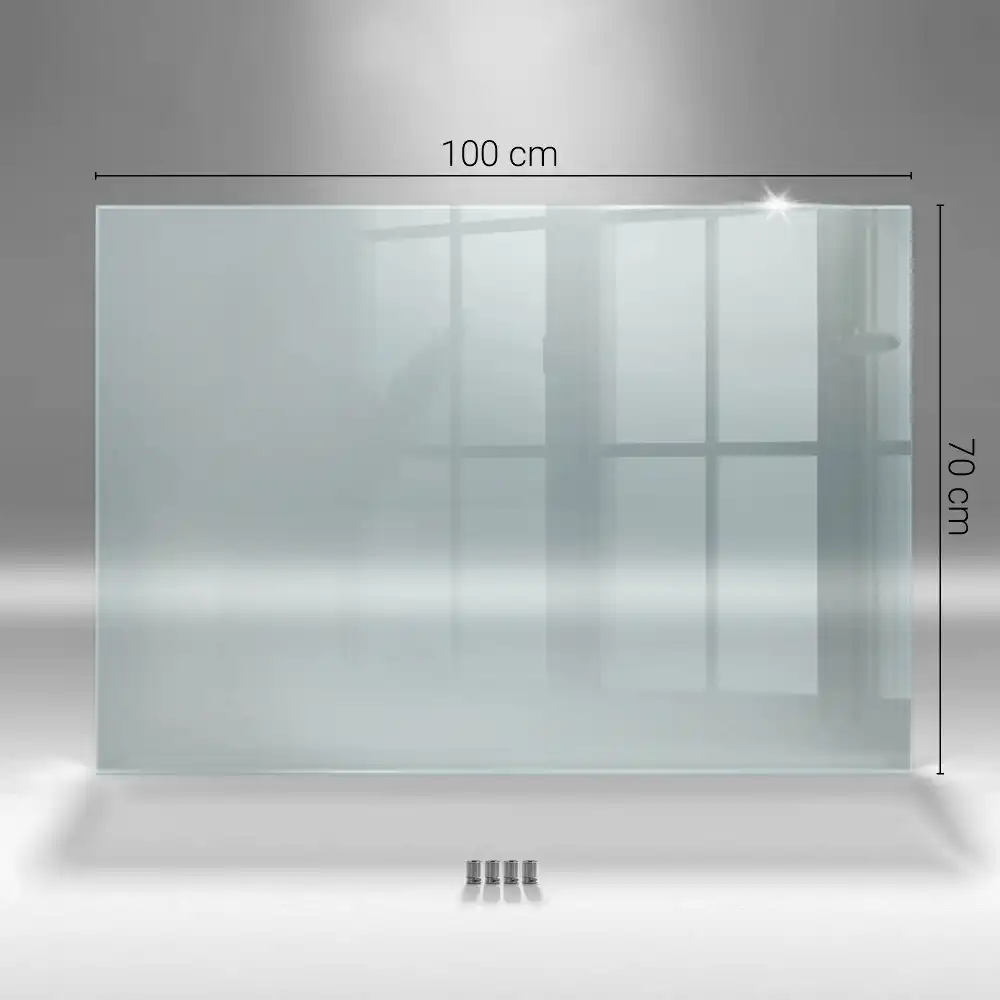 Crédence de cuisine en verre transparent