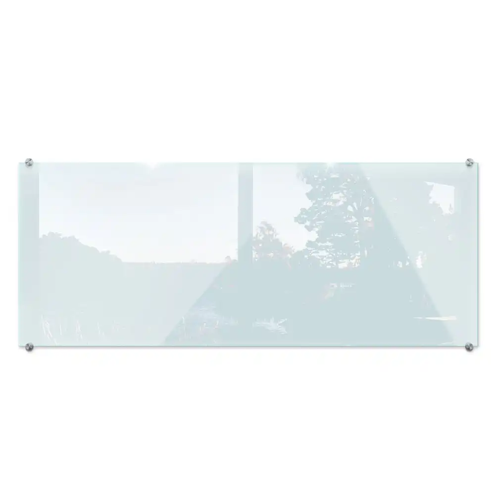 Crédence de cuisine en verre transparent
