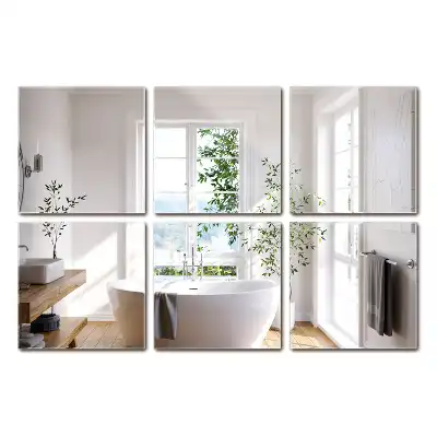 Carreaux miroirs carrés design moderne