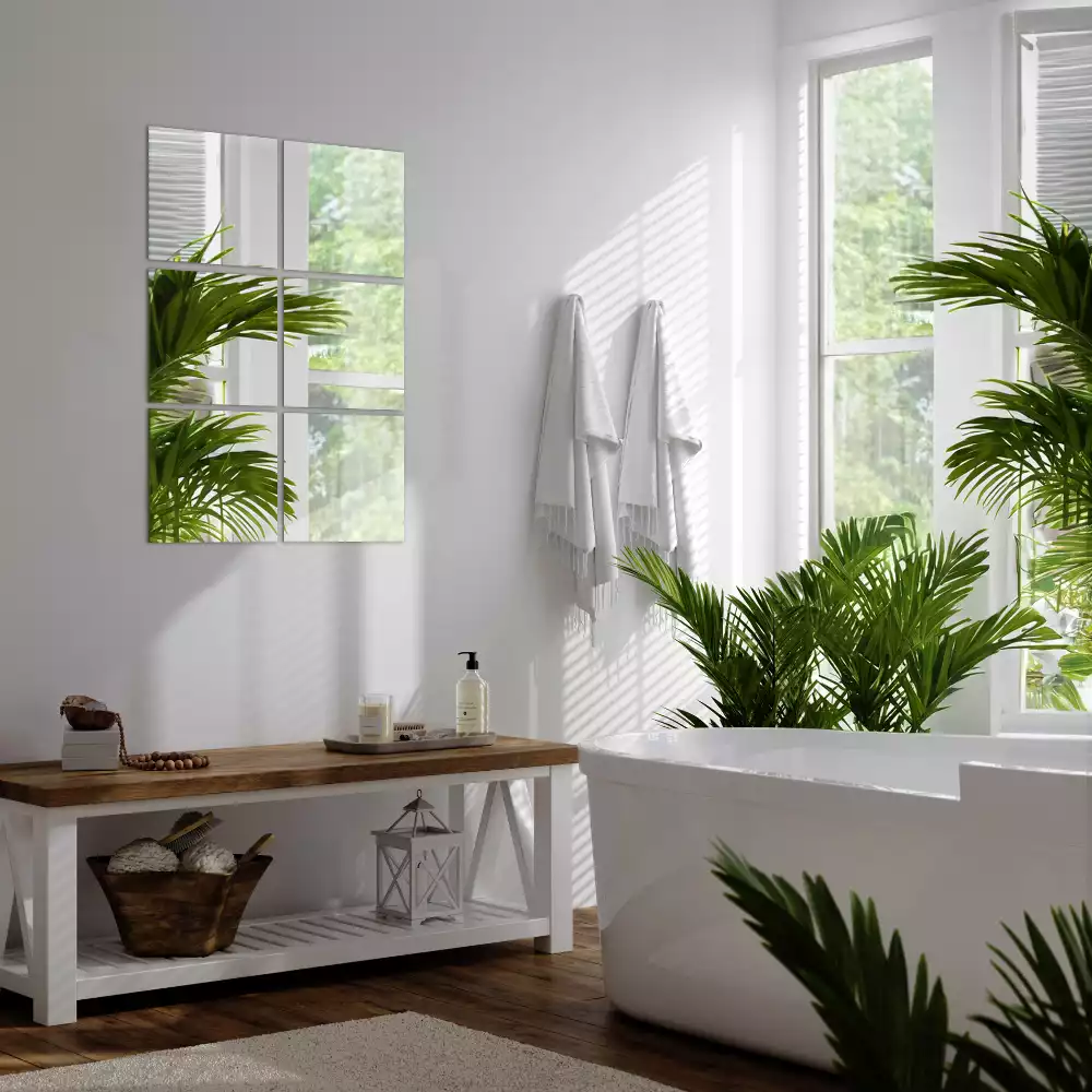 Carreaux miroirs carrés design moderne