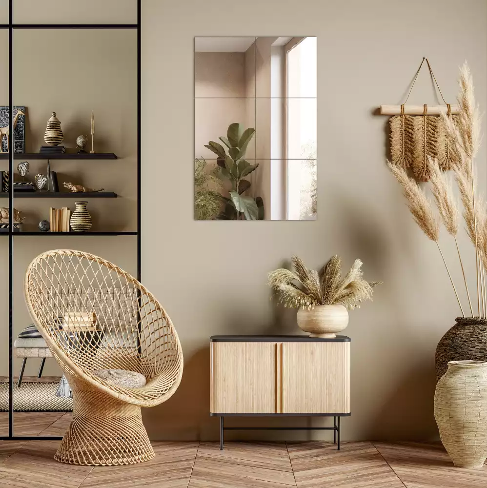 Carreaux miroirs carrés design moderne