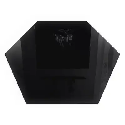 Socle hexagonal pour cheminée noir
