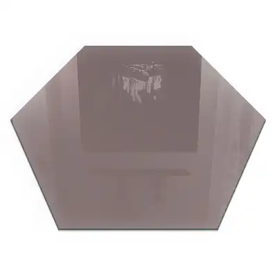 Socle hexagonal pour cheminée couleur beige
