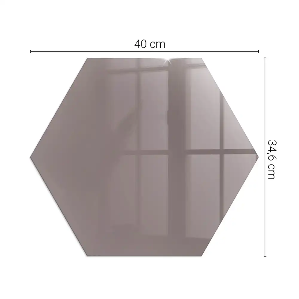 Socle hexagonal pour cheminée couleur beige