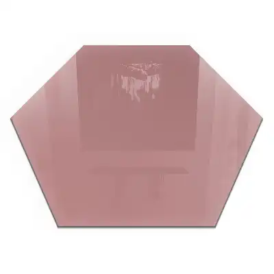 Socle de cheminée hexagonal rose