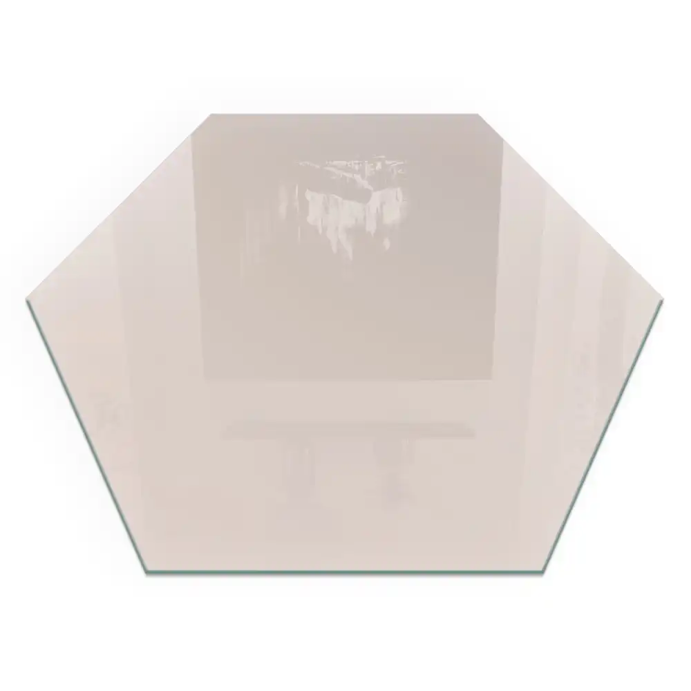 Socle de cheminée hexagonal rose pâle